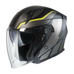 Casco Jet MPH MAXI Solid Nero Giallo