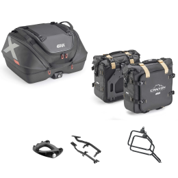 GIVI X-LINE Top Case CANYON Bag Black 40/25L for BMW R GS ADVENTURE