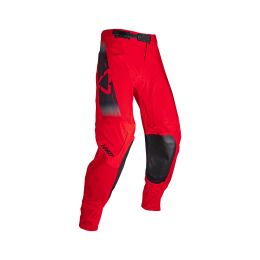 Pantalon moto LEATT Moto 4.5 rouge noir légers et respirants