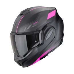 Casque modulable réversible Scorpion EXO-TECH EVO Socius noir rose