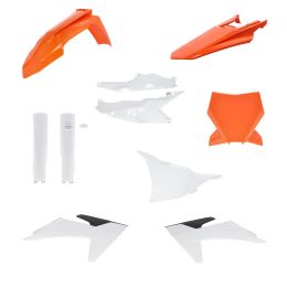 ACERBIS Verkleidungskit 10 Teile 2024 Modell Orange/Weiß für KTM