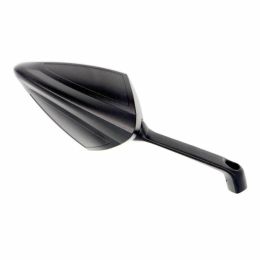 FAR right black handlebar mirror with mounting kit for Ducati/MV Agusta/Suzuki