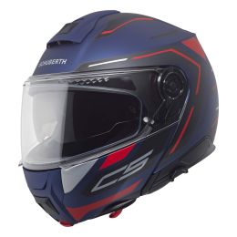 SCHUBERTH C5 Omega Modularer Helm blau rot