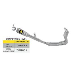 ARROW Racing KOMPLETT-AUSPUFF WETTBEWERB EVO für BMW M 1000 RR E5+