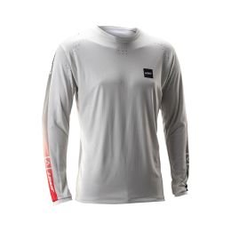 LEATT Gravity 4.0 Maillot Technique à Manches Longues MTB Crème Blanche