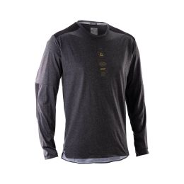 LEATT Trail 4.0 Maillot à manches longues MTB Noir Fantôme