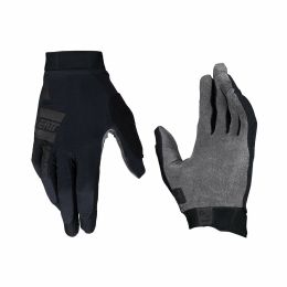LEATT Gripr 1.0 MTB Gloves Black/Stealth Grey Protective MicronGrip Palm