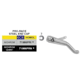 Silencieux Slip-On en Acier Inoxydable ARROW Pro-Race Approuvé pour Kawasaki Z 900