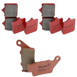 BREMBO Bremsbelag-Kit 4 Paare vorne SA und 1 Paar hinten SD