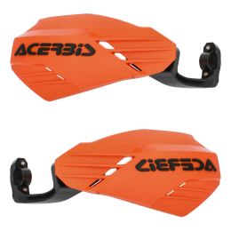 ACERBIS Garde-mains Ouverts Orange/Noir Linéaire