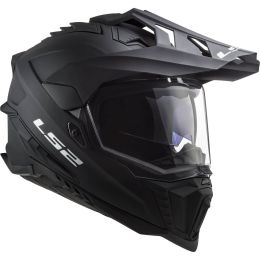 Casco Enduro Dual Road LS2 MX701 EXPLORER Solid Nero Opaco