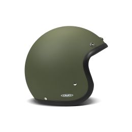 Jet Helm Cafe Racer DMD RETRO Grün Matt