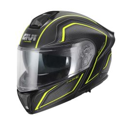 GIVI X50 Fiber Hologram Modular helmet black titanium yellow
