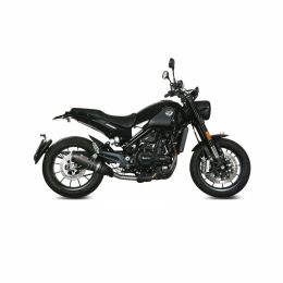 MIVV Edelstahl Katalysator Eliminator Rohr Ovaler Schalldämpfer für BENELLI Leoncino 2017