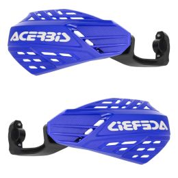 ACERBIS Garde-mains Ventilés Ouverts Bleu/Blanc Linéaire