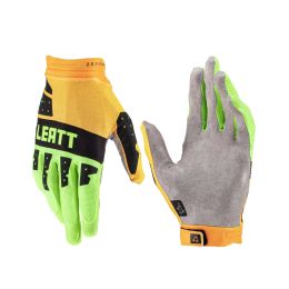 LEATT Moto 2.5 X-Flow Summer gloves Citrus yellow green breathable