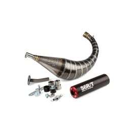 Stage6 Komplettauspuff R/T 70-80cc Schwarz/Blau AM6