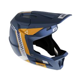 Casque de VTT LEATT Gravity 2.0 Bleu avec certification ASTM et technologie Turbine 360°