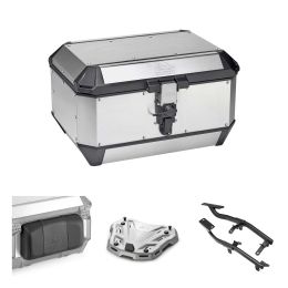 GIVI TREKKER ALASKA 56L Aluminium Topcase-Kit für KAWASAKI Z900