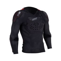 Maglia protettiva moto LEATT ReaFlex Stealth nero maniche lunghe
