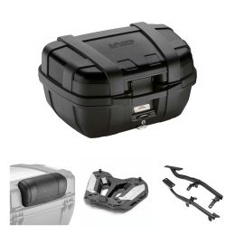 GIVI TREKKER LITE schwarz 52L Topcase-Kit für KAWASAKI Z900