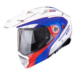 Scorpion EXO ADX-2 Kamps Modularer Enduro Helm weiß blau