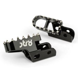 Repose-pieds passager STR8 MX EVO CNC noir SHERCO 50