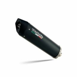 Komplette GPR Furore Black Racing Auspuffanlage für Piaggio Vespa 150 Lx/Lxv 3V