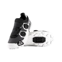 Chaussures de course MTB LEATT ProClip 8.0 blanc/noir/blanc en nylon RideGrip
