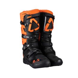 Stivali moto LEATT Moto 4.5 arancio nero chiusura SideLock