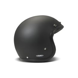 Jet Helm Cafe Racer DMD RETRO Schwarz Matt