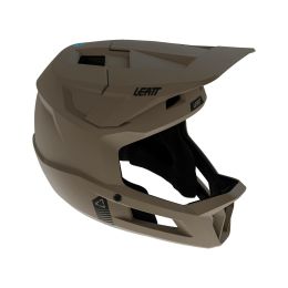 Casque de VTT LEATT Gravity 1.0 Coque en polymère marron Certifié ASTM F1952–10