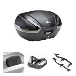 Kit bauletto GIVI V47 TECH carbon fumè 47L per MOTO MORINI X-CAPE