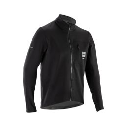LEATT Thermaflow 4.0 Thermal MTB Jacket Windproof Black with 5 Pockets and Insulation