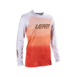 LEATT Moto 4.5 Lite Women motocross jersey coral pink elastic mesh