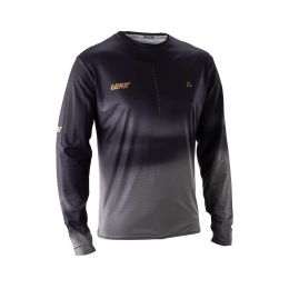 Maglia MTB LEATT Trail 3.0 maniche lunghe nero ventilata elasticità 4 vie