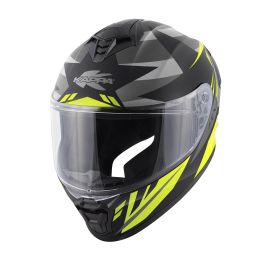 Integralhelm KAPPA KV51 Zenith Mattschwarz Titan Fluoreszierendes Gelb