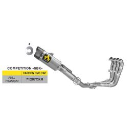 ARROW Rennsport Komplettauspuff Titan für Honda CBR 1000 RR/R