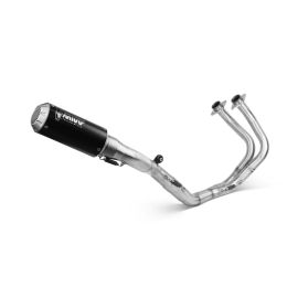 MIVV Mk3 Schwarzes Komplettauspuffsystem für KAWASAKI z650