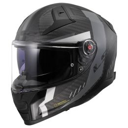 Casques Integraux LS2 FF811 VECTOR II CARBON Grid Noir Mat Gris