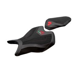 Couvre-siège Asia Velvet spécifique BL et logo pour DUCATI panigale v2
