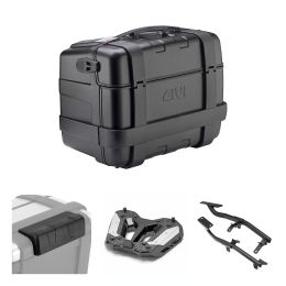 Kit bauletto GIVI TREKKER nero 46L per BMW