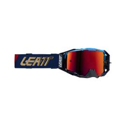 Masque cross LEATT Velocity 6.5 Cryztal Iriz Royal bleu lentille orange 22%