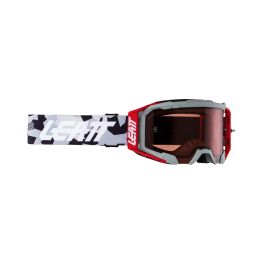 Masque cross LEATT Velocity 5.5 Forge gris lentille rose 32%