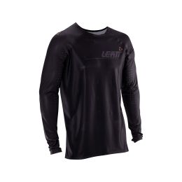 Maglia motocross LEATT Moto 5.5 UltraWeld nero rete elasticizzata