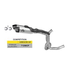 Échappement complet en titane ARROW Racing pour Ducati StreetFighter V2/V2S