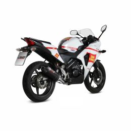 MIVV Échappement Complet Ovale en Carbone pour HONDA CBR 125 R