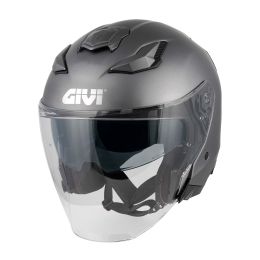 Casco jet urbano GIVI X31 Solid titanio opaco