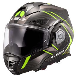 Casco Modulare Reversibile LS2 FF901 ADVANT-X CARBON Future II Giallo Hi-Viz