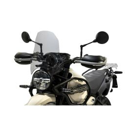 ISOTTA Low Windscreen Light Smoke 380x325 with Mounting Kit for ROYAL ENFIELD Himalayan
